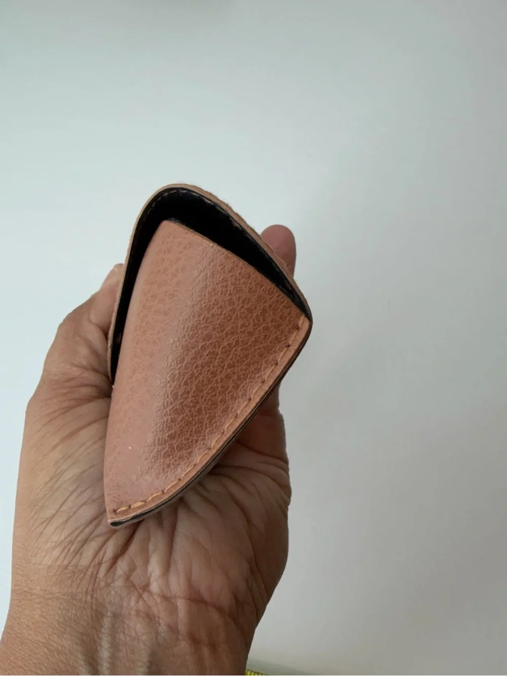 Ray-Ban Brown Leather Snap Case for Eyeglasses/Sunglasses 7x3x2